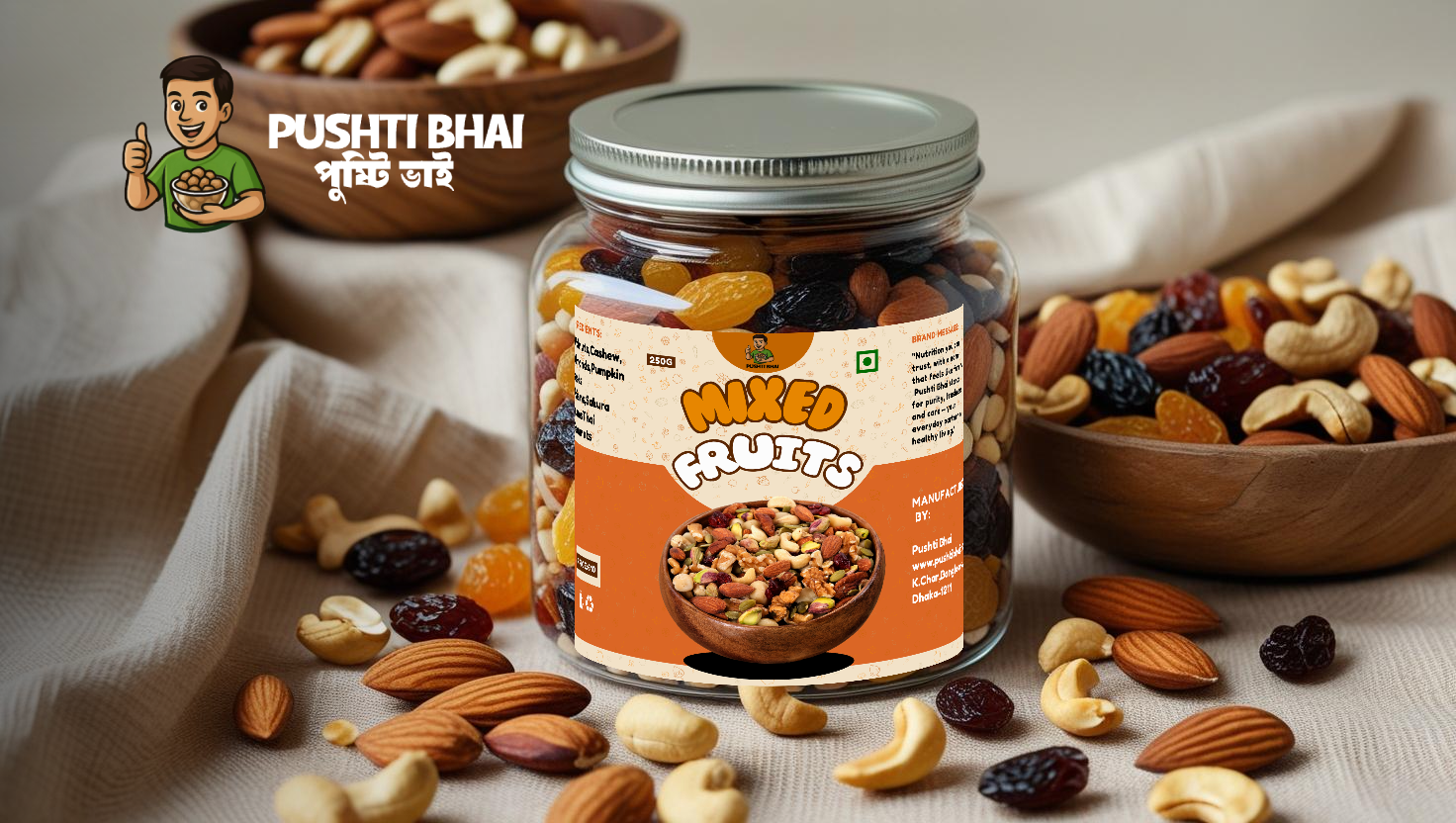 Pushti Bhai Mixed Fruit-পুষ্টি ভাই মিক্সড ফ্রুট